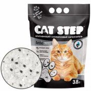 Наполнитель Cat Step Arctic Black&White впитывающий силикагелевый, 1.67 кг (3,8л)