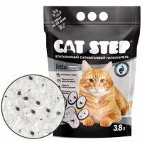 Наполнитель Cat Step Arctic Black&White впитывающий силикагелевый, 1.67 кг (3,8л)